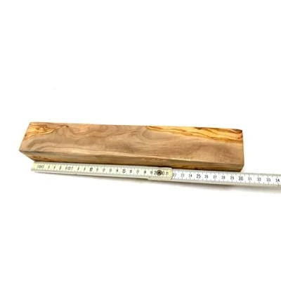 Afbeelding van D.O.M. Draaihout Blok Olijfhout 5x5x30 cm, Ideaal voor Houtdraaien &amp; DIY