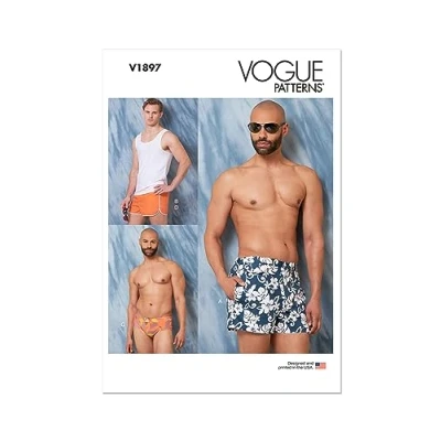 Afbeelding van Vogue Patterns V1897XM Heren / BOY Sportkleding XM (S M L)