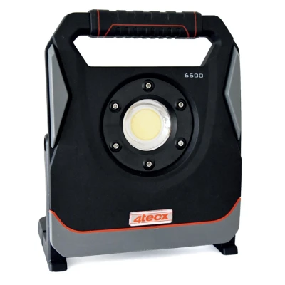 Afbeelding van 4TECX LED bouwlamp 65W 6500 lumen op accu &amp; netstroom