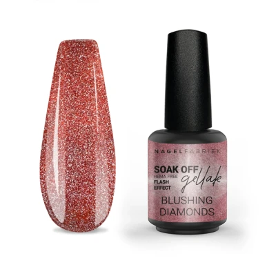 Afbeelding van Soak Off Gellak Blushing Diamonds Flash Effect