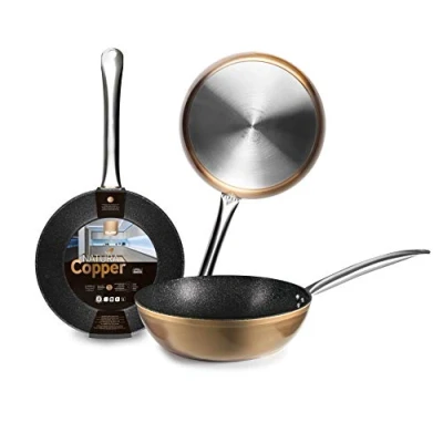 Afbeelding van Ibili Natura Copper Diepe Braadpan Ø 28 cm