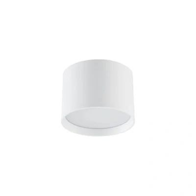 Afbeelding van Lindby LED plafondlamp 1licht Aluminium H: 8.6 cm wit Inclusief lichtbron