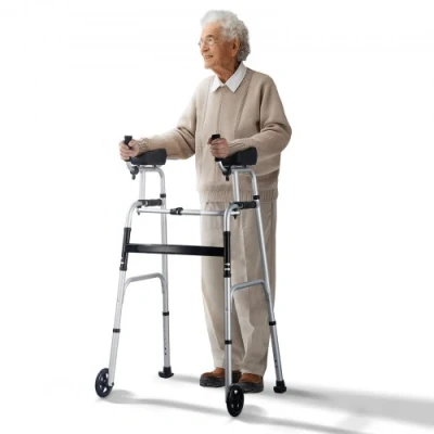 Afbeelding van VEVOR 2 in 1 looprek loophulp loopbank hoogte verstelbaar 1005 1155mm