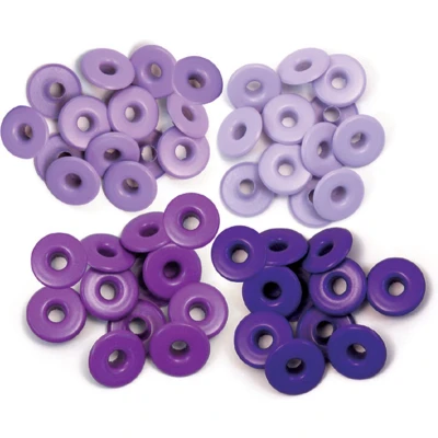 Afbeelding van We R Makers Wide eyelets 40stuks Purple
