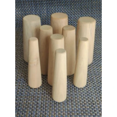 Afbeelding van Silerswaar Houten Pluggen Set Van 9 (3 Lengtes)