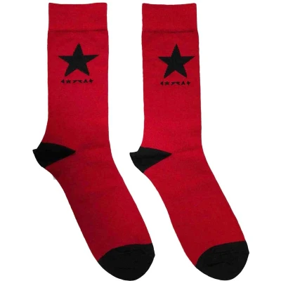 Afbeelding van David Bowie Blackstar Sokken EU 39 45 Rood