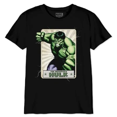Afbeelding van Marvel T shirt voor jongens, Zwart, 8 Jaren