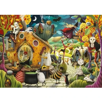 Afbeelding van Ravensburger Puzzle 2D 1000 elementów: Halloween, Nowy design