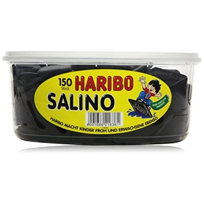 Afbeelding van Haribo Salino Drop 150 stuks