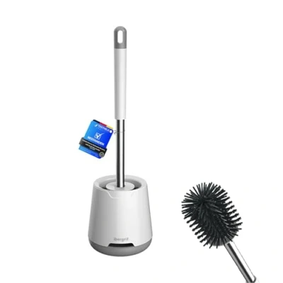 Afbeelding van Ibergrif M34152 Brushes and Board of Toilet (Brush Support for WC, Silicone), White