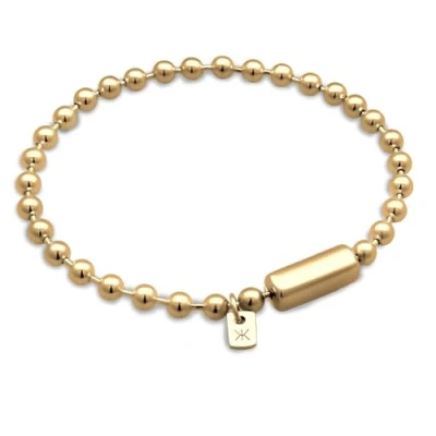Afbeelding van Kuzzoi Kugel Armband, Heren, Maat: 21, Gold
