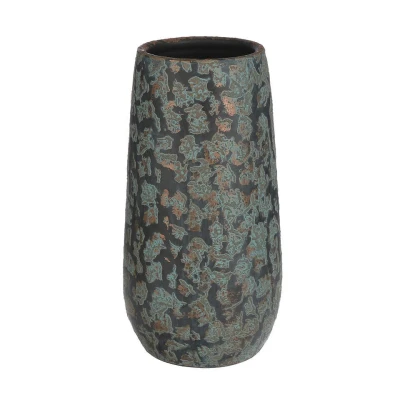 Afbeelding van Mica Decorations Clemente Ronde Vaas H35 x Ø17 cm Terra Koper