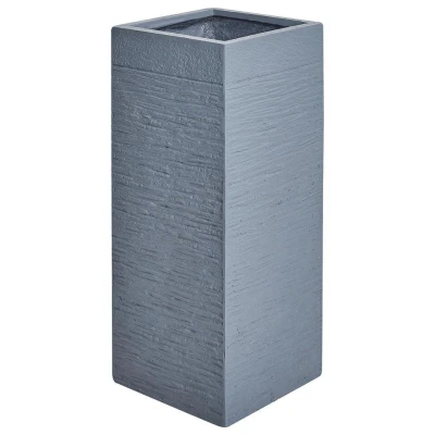 Afbeelding van DION Plantenbak Grijs 26 cm Klei vezelmengsel