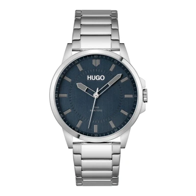 Afbeelding van HUGO BOSS heren First horloge HU1530186 in de kleur Zilver