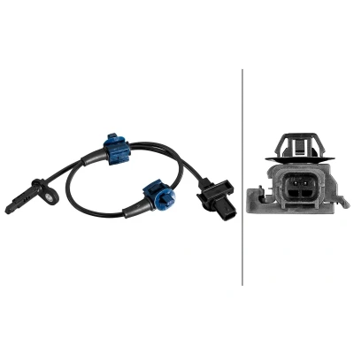 Afbeelding van HELLA 6PU 358 218 861 ABS Sensor Met verbindingsstuk Geluidsensor 2 polig 540mm HONDA: CR V IV (RM) 2.2 i DTEC 4WD, 2.0, 2.4 AWD, 1.6