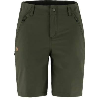 Afbeelding van Abisko Trail Stretch Short Dames Deep Forest 300 36 Groen Wandelbroek