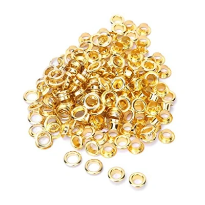 Afbeelding van Grommet Oogjes, 100Pcs 6mm Messing Oogjes Met Pakkingen Voor Lederen Canvas Kleding