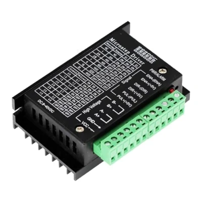 Afbeelding van 1 stuk stappenmotordriver voor TB6600 Nema17/23/34 4A 9 42V 32 segmenten, geschikt 42/57/86 type 2/4 fasen stappenmotor, driver 3D printer/CNC