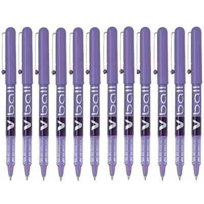 Afbeelding van Pilot V Ball 5 Rollerball met vloeibare inkt 0,5 mm extra fijn 12 stuks violet