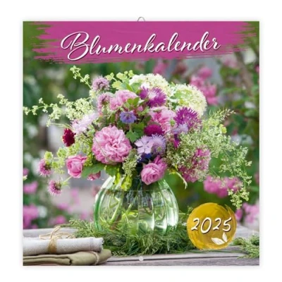 Afbeelding van Trötsch Broschürenkalender Blumenkalender 2025: Wandplaner