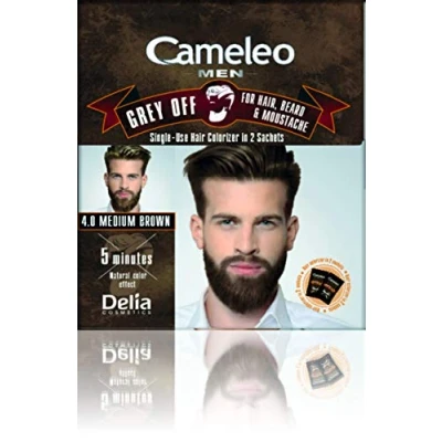 Afbeelding van Cameleo men snor en baardverf lichtbruin 2x15ml