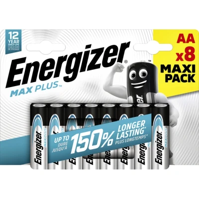 Afbeelding van Energizer batterijen Max Plus AA, blister van 8 stuks