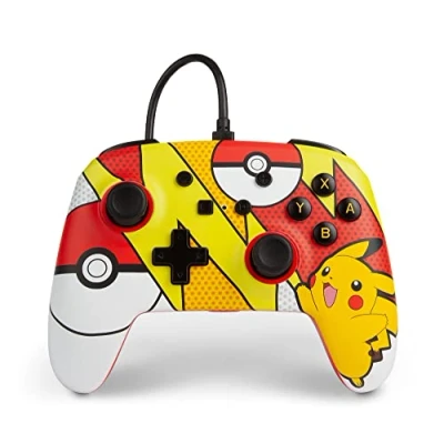 Afbeelding van PowerA Enhanced Nintendo Switch Controller Pikachu Pop