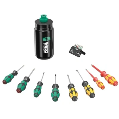 Afbeelding van Wera 05100028001 Schroevendraaierset Universeel 17 delig Kruiskop Phillips, Pozidriv, Plat, Torx