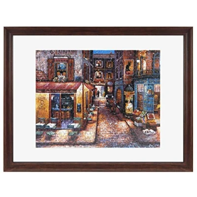 Afbeelding van MCS 65738 Frame voor puzzels formaat, walnoot, 18 x 24 inch of kleiner
