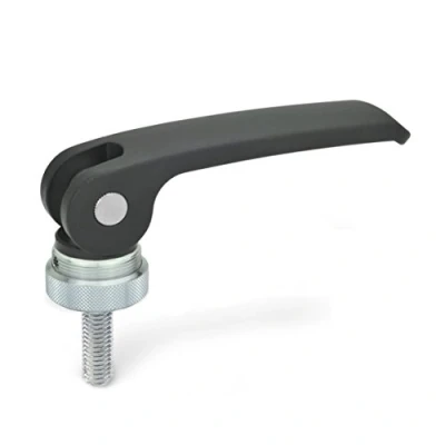 Afbeelding van Ganter Normelemente Excentrische spanner met schroef 927 82 M8 60 A B greeplengte l1: mm schroefdraad d2: hendel zink spuitgieten, zwart 1 stuk