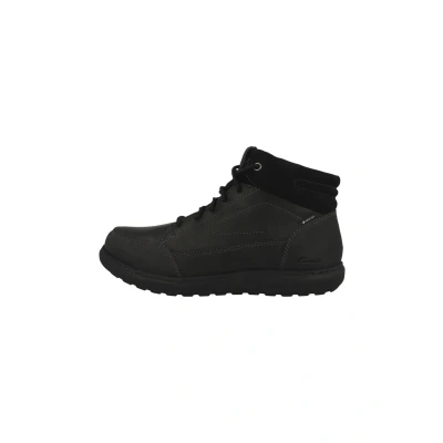 Afbeelding van Clarks Premium Heren Mapstone hiGTX Fashion Boot, zwart Wlined Lea, 8 UK, Zwarte 40.5 EU