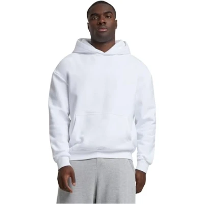 Afbeelding van Urban Classics Herentrui met capuchon, ultra heavy oversized hoodie, casual hoodie voor mannen, fit, wit, 5XL