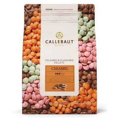 Afbeelding van Callebaut Chocolade Callets Caramel 2,5 kg