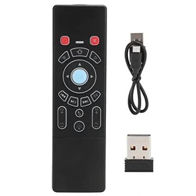 Afbeelding van Air Mouse Remote, Remote Toetsenbord 2.4G 6 Assen Gyroscoop Touchpad Verlicht voor Android/Smart TV Box PC(Standaard)