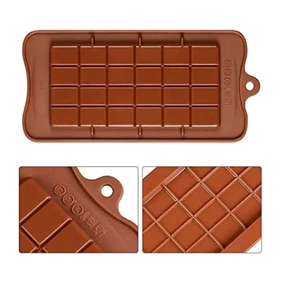 Afbeelding van Selecto Bake Break Apart Chocolade Mallen Siliconen Snoep Mallen, 1 STKS Non Stick Herbruikbare DIY Bakken Eiwit &amp; Energie Bar