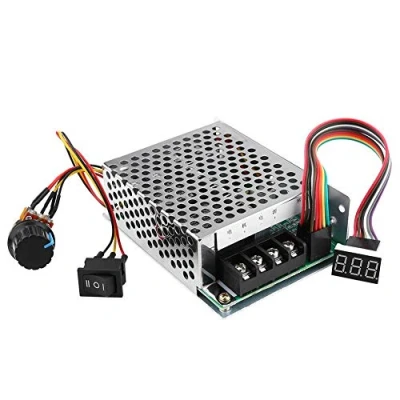Afbeelding van Motorsnelheidsregelaar DC10 55 V 60 A CW CCW omkeerbare schakelaar met digitaal display, bescherming tegen lage spanning/overstroom, PWM module regelaar