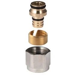 Afbeelding van Geberit PushFit steekfitting recht 16 x 15 knel pers