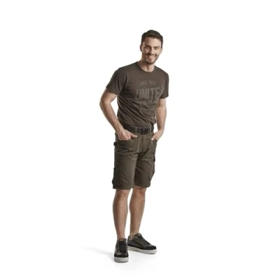 Afbeelding van Blaklader Service short 1499 1330 Groen/Zwart C50