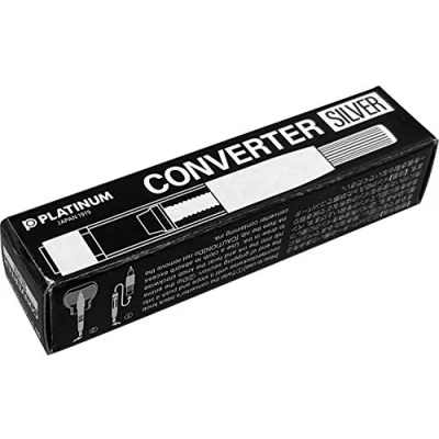 Afbeelding van プラチナ萬年筆 PLUTINUM Platinum Vulpen Converter Zilver 700A #9