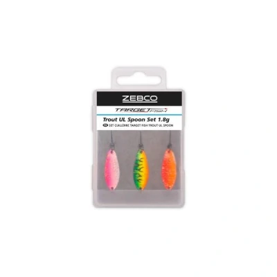 Afbeelding van Zebco Target Fish Trout Ultra Light Spoon Set Maat : 1.8g
