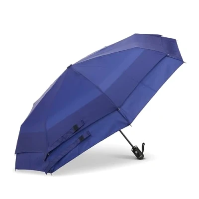 Afbeelding van Samsonite Compact Auto Open/Close Paraplu, Nieuw Blauw, One size