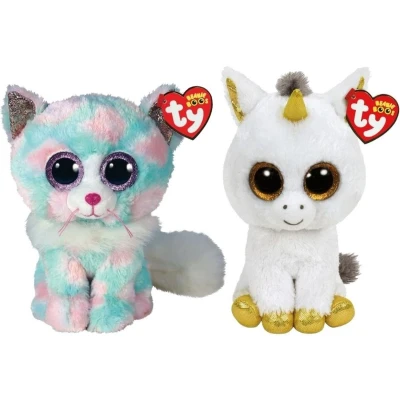 Afbeelding van Ty Knuffel Beanie Buddy Opal Cat &amp; Pegasus Unicorn
