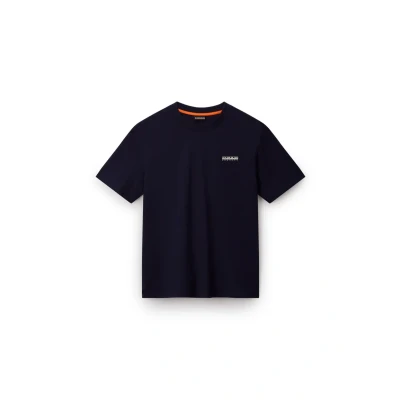 Afbeelding van Napapijri Small BOX Tshirt basic, Heren, Maat: Small, Blu marine