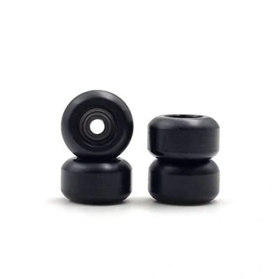 Afbeelding van SPITBOARDS Vingerboard lagerwielen, CNC polyurethaan, set van 4 wielen, vinger skate wielen (zwart)