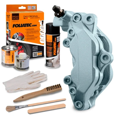 Afbeelding van Foliatec Remklauwlakset Marine Bay Zilver Metallic 3 Componenten