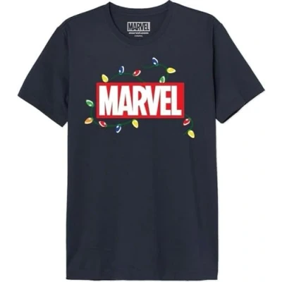 Afbeelding van Marvel T shirt heren, Marine., XL
