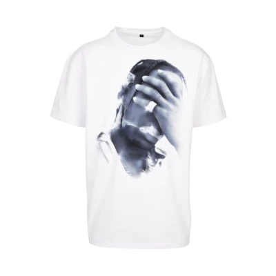 Afbeelding van Upscale by Mister TEE 4 AM Oversize Tshirt print, Heren, Maat: XS, White