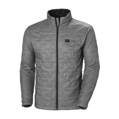 Afbeelding van Helly Hansen Men Lifaloft Insulator Jacket Concrete maat XL