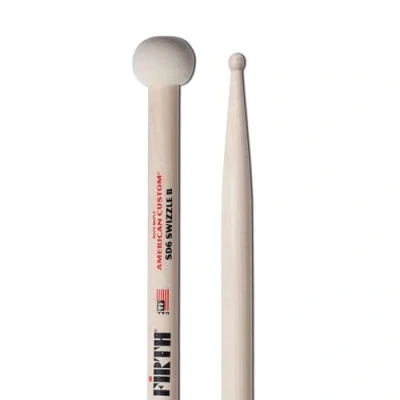 Afbeelding van Vic Firth American Custom® Series Drumsticks Swizzle Bolero SD6 Maple Wood Tip and Hard Felt Ball