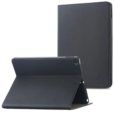 Afbeelding van Apple iPad 10.2 (2020) Hoes: Accezz Classic Tablet Case Bookcase Zwart Siliconen En TPU (zacht) Hoezen